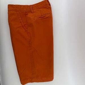 Tucker + Tate Boys Burnt Orange Chino Shorts Size 14 Adjustable Waist Cotton